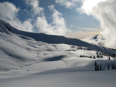 Blackcomb Mountain - Whister, BC, Canada clipart
