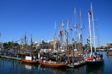 eski moda gemi - harbour, victoria, bc, Kanada