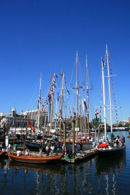 eski moda gemi - harbour, victoria, bc, Kanada