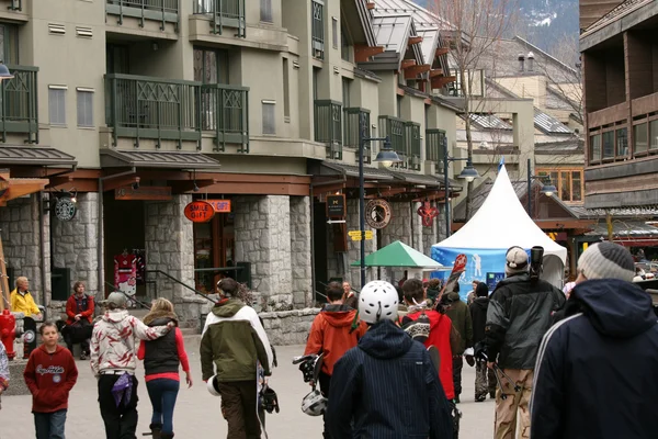 Whistler village, Kanada — Stock fotografie