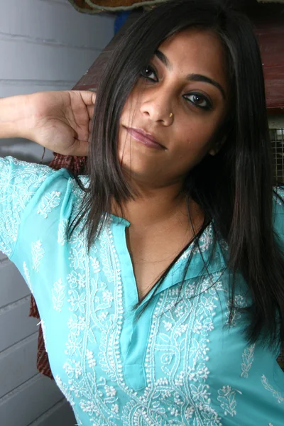 Beautiful Young Indian Lady — Stockfoto