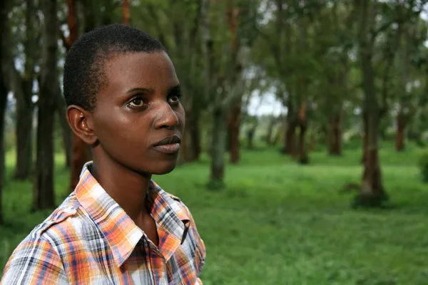 Mulher africana jovem bonita — Fotografia de Stock