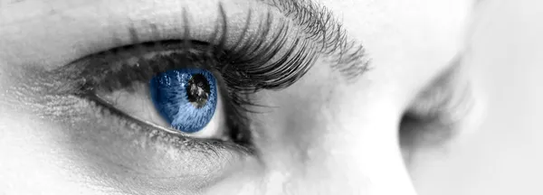 Blue Eye - Beautiful, Feminine — Stock Photo, Image