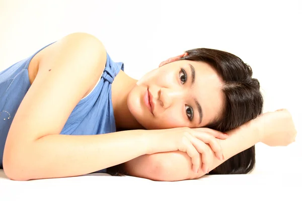 Krásná mladá asijská model — Stock fotografie