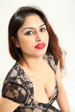 güzel genç Hintli Bayan