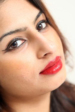 güzel genç Hintli Bayan