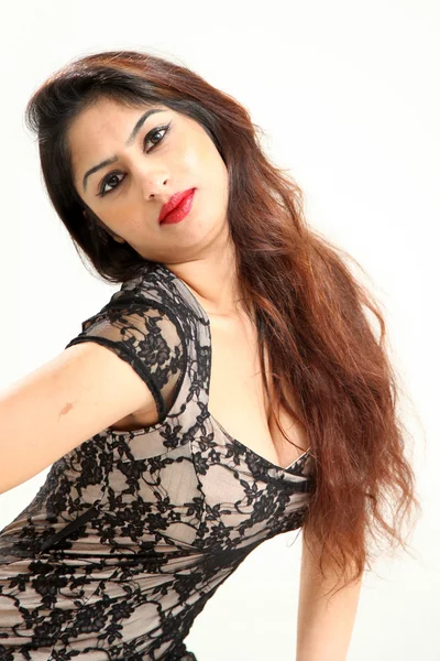 Krásná mladá dáma indické — Stock fotografie