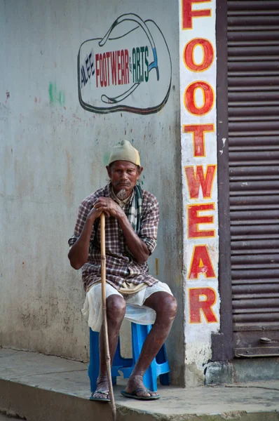 Старик, Непал — стоковое фото