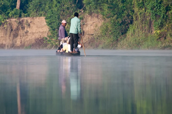 Řeka v np chitwan, Nepál — Stock fotografie