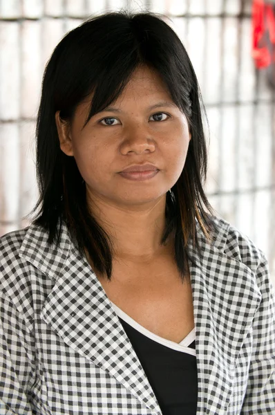 Frau auf der Straße, bangkok — Stockfoto