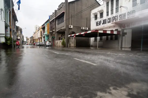 페낭에 홍수 — 스톡 사진