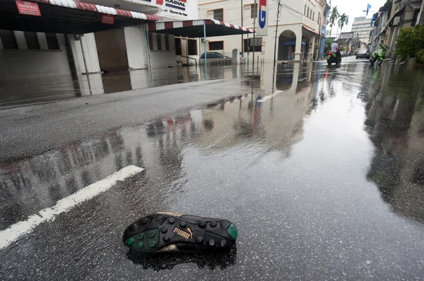 Inundações em Penang — Fotografia de Stock