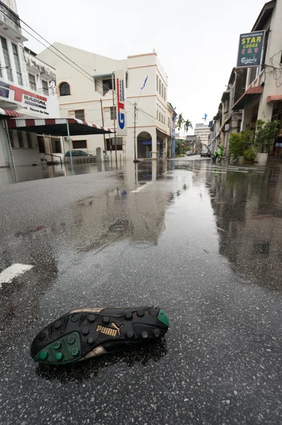 Flooding in Penang — Stock Photo, Image