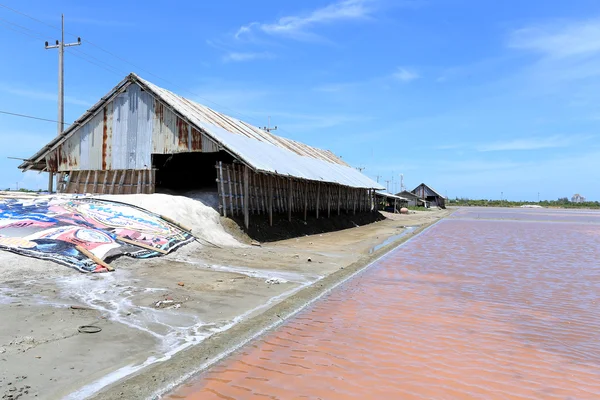 Salt Farm, Thailand — Stock Photo, Image