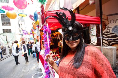 Hong kong - 26 Kasım 2013: meşgul lkf lan kwai fong Festivali