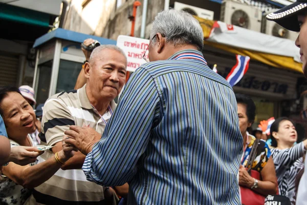 バンコク - 2014 年 1 月 9 日: ステープ、反政府のリーダー — ストック写真