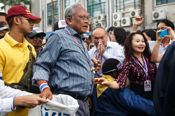 Bangkok - 9 Ocak 2014: suthep, anti hükümet lideri — Stok fotoğraf