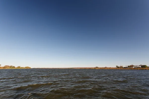 Zambezi rivier in Afrika — Stockfoto