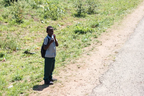 Lokalbefolkningen i zambia — Stockfoto