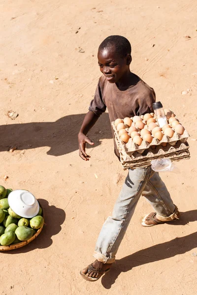 Místní lidé v Zambii — Stock fotografie