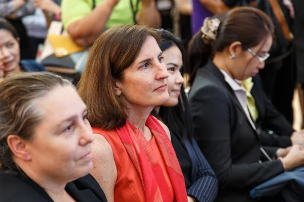 Conferência de Imprensa MTV saída em World Plaza Bangkok — Fotografia de Stock