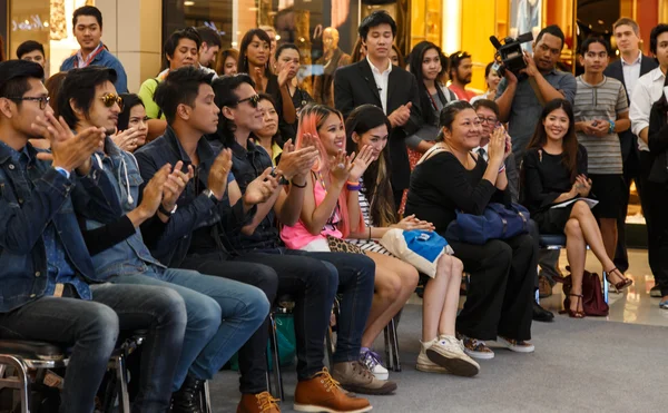 MTV exit konferencji prasowej w świecie plaza bangkok — Zdjęcie stockowe