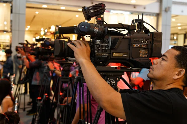 Пресс-конференция MTV Exit на Всемирной площади Бангкока — стоковое фото