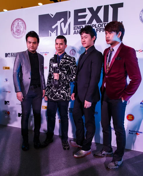 MTV exit presskonferens i världen plaza bangkok — Stockfoto