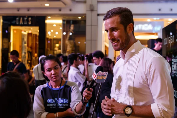 Conferência de Imprensa MTV saída em World Plaza Bangkok — Fotografia de Stock