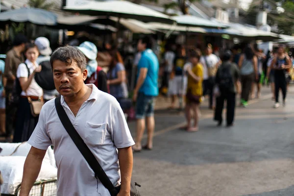 World 's largest weekend market Chatuchak — стоковое фото