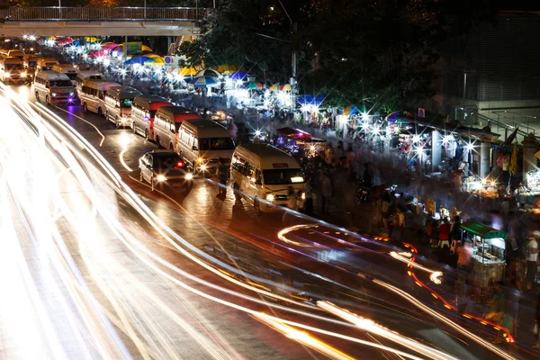 Ulice na trh chatuchak víkend — Stock fotografie