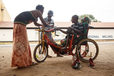 Zambiya Engelli man