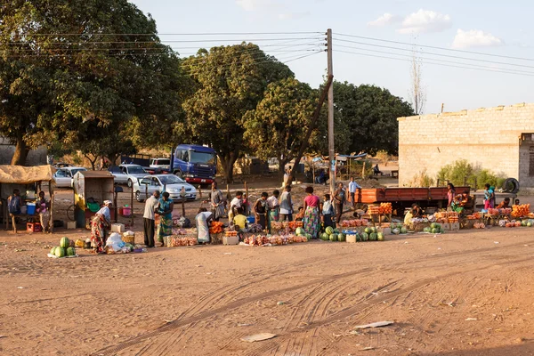 La population locale en Zambie — Photo