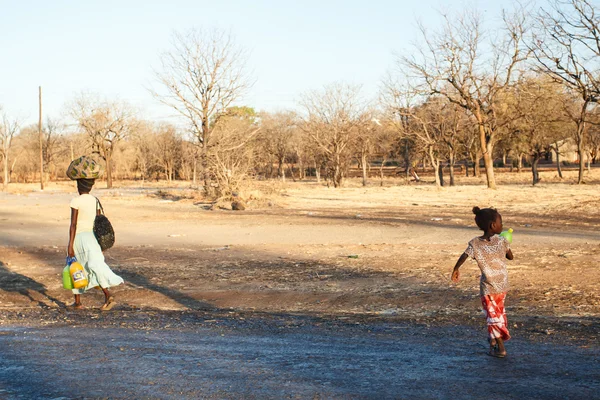 Población local en Zambia — Foto de Stock