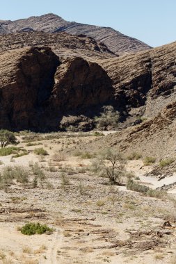 Kuru dere içinde sossusvlei, Namibya