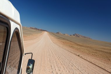 Otoban sossusvlei, Namibya, çöl