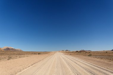 Desert Highway at Sossusvlei, Namibia clipart