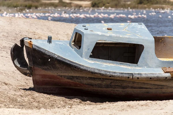 Boot am swakompund, namibia — Stockfoto