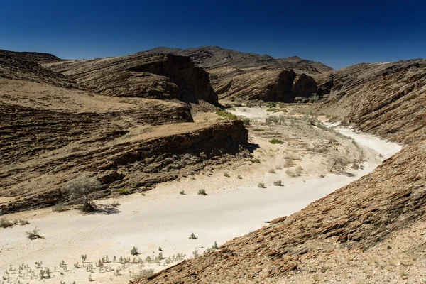 Río seco en Sossusvlei, Namibia —  Fotos de Stock