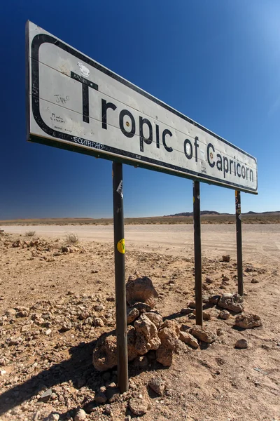 Tropic of Capricorn at Sossusvlei, Namibia — Stock Photo, Image
