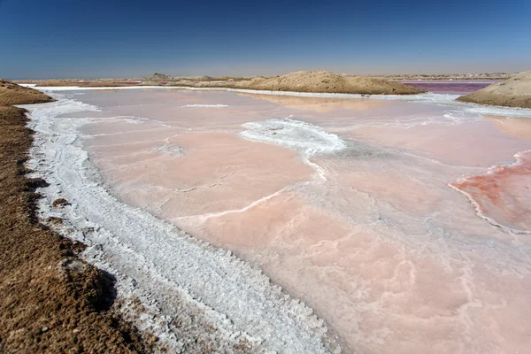 Salt Works na Namíbia — Fotografia de Stock