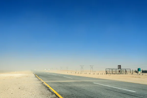 Trasporti nel deserto, Namibia — Foto Stock