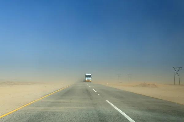 Trasporti nel deserto, Namibia — Foto Stock