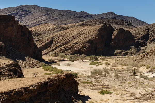 Rio seco em Quindío, Namíbia — Fotografia de Stock