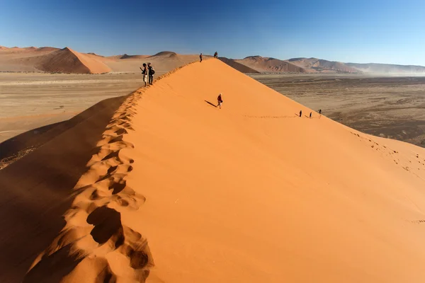 Homok dűne no. 45, sossusvlei, Namíbia — Stock Fotó