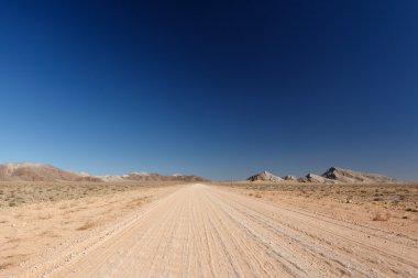Desert Highway at Sossusvlei, Namibia clipart