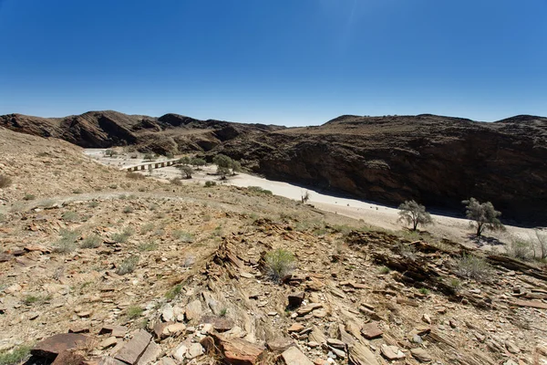Dry River in Sossusvlei, Namibia — Stock Photo, Image