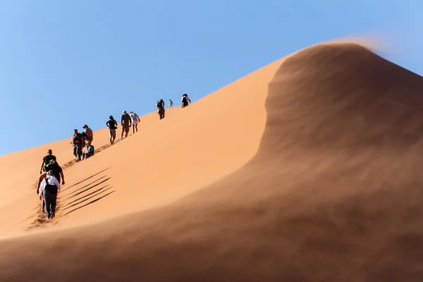 Sand Dune No. 45 em Sossusvlei, Namíbia — Fotografia de Stock
