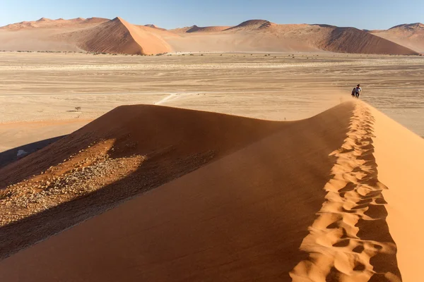 Sanddynen nr 45 vid sossusvlei, namibia — Stockfoto