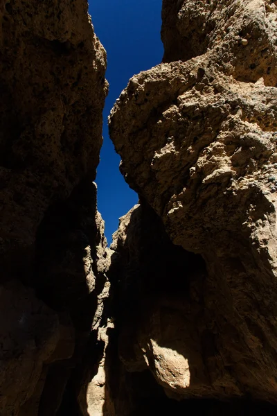 Sesriem Slot Canyon at Sossusvlei, Namibia — Stock Photo, Image